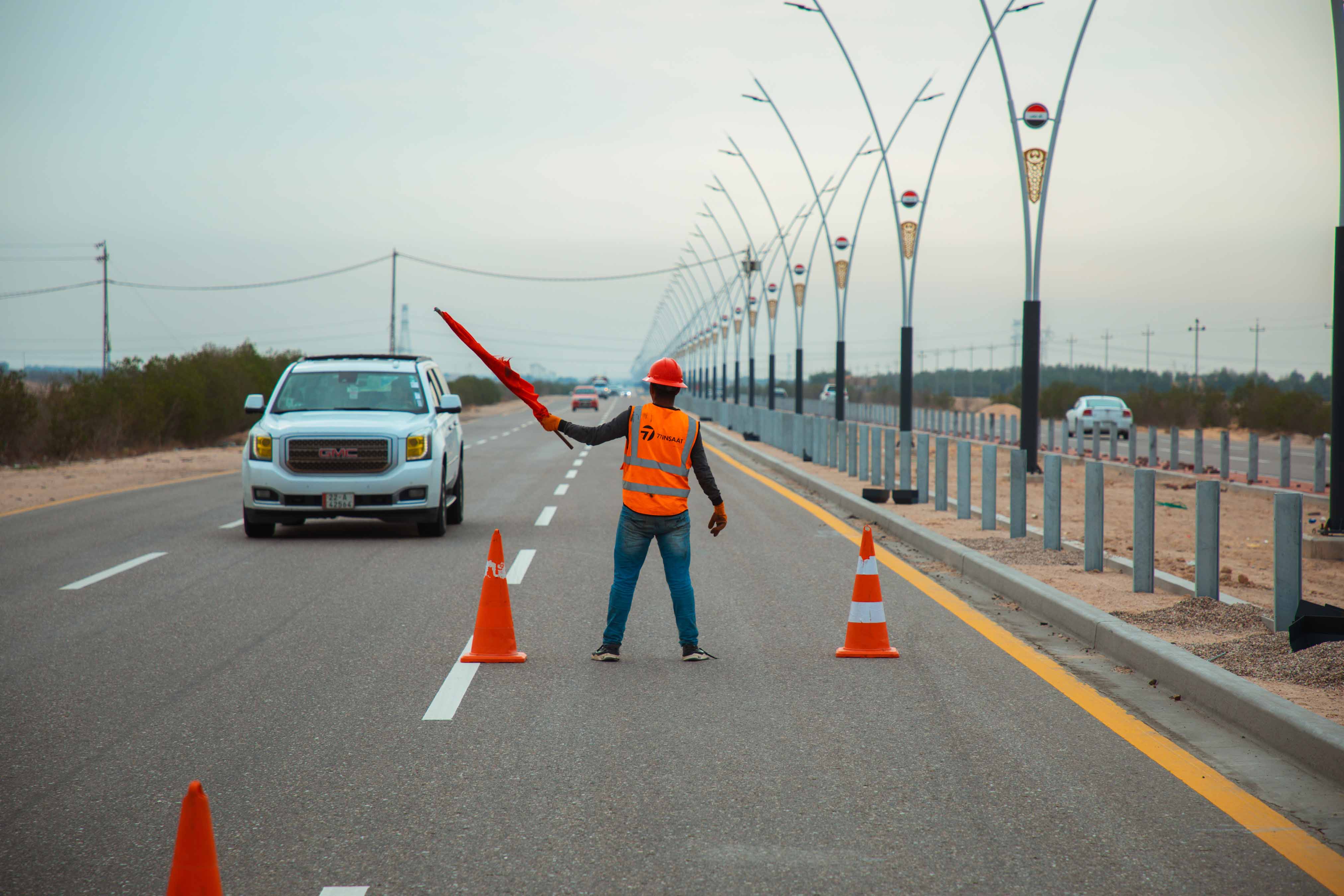 From the Safwan Highway Lighting Project 2